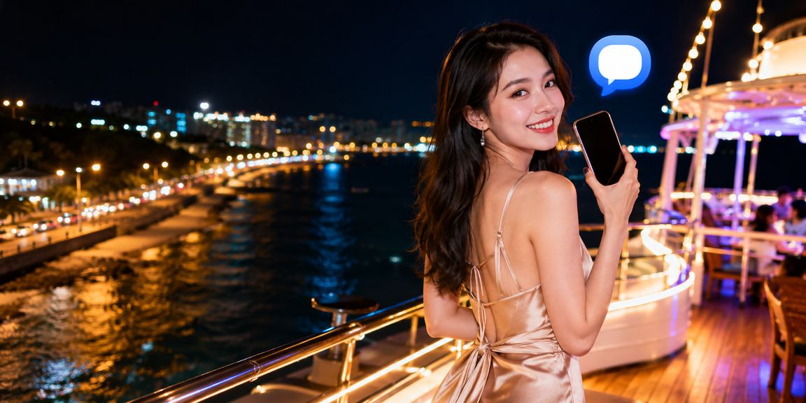 Người chơi tham gia casino trực tuyến trên điện thoại di động tại bãi biển Phan Thiết