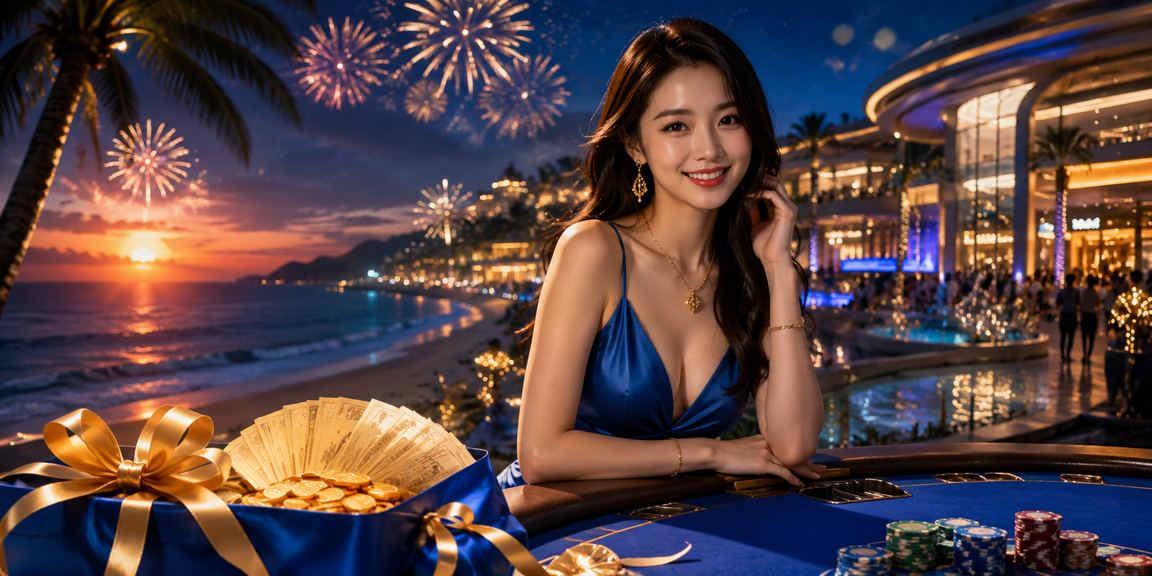 Người dùng tại Phú Quốc theo dõi cá cược thể thao và nhận cashback trên bãi biển